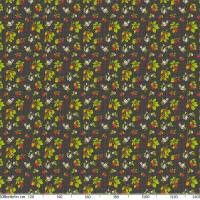 Wachstuch Tischdecke Weiße Punkte - Dots - Tupfen mit Kirschen und Blüten 100x140cm