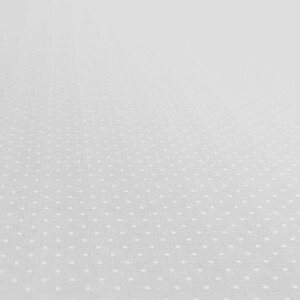 Wachstuch Tischdecke Uni Leinenoptik Grau mit Punkte kleine Dots Tupfen 100x140cm