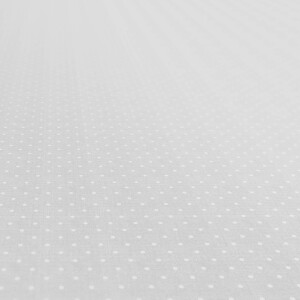 Wachstuch Tischdecke Uni Leinenoptik Grau mit Punkte kleine Dots Tupfen 300x140cm