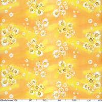 Wachstuch Tischdecke Gelbe Kamille Blumen 100x140cm