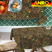 Abwaschbare Tischdecke Stofftischdecke Textil Tischtuch Gartentischdecke Meterware Waldboden