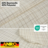 Stofftischdecke abwaschbare Tischdecke ROMA mit Teflon beschichtet gestreift Baumwolle Polyester