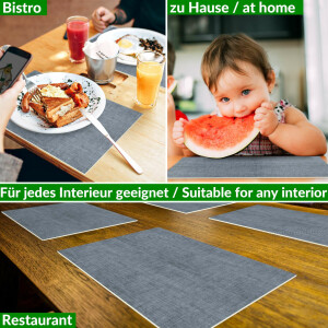 Tischsets Platzsets PVC Platzdeckchen abwaschbar...