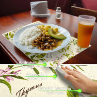 Perfektes Tischset für stilvolle Mahlzeiten –  Botanica 30x45cm