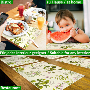 Tischsets Platzsets PVC Platzdeckchen abwaschbar...