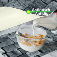 Platzset Tischset Platzdeckchen abwaschbar Tischmatte PVC Platzmatte Holz Anthrazit 30x45cm