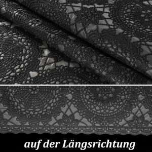 Tischdecke abwaschbar Spitzentischdecken Lace Vinyl...