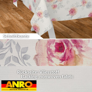 Wachstuch Tischdecke Wachstischdecke abwaschbare Tischdecke Wachstuch Meterware Gartentischdecke Rosen