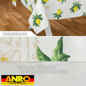 Wachstuch Tischdecke Wachstischdecke abwaschbare Tischdecke Wachstuch Meterware Gartentischdecke Zitronen