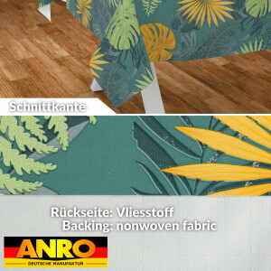 Wachstuch Tischdecke Wachstischdecke abwaschbare Tischdecke Wachstuch Meterware Gartentischdecke Jungle