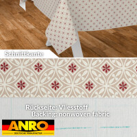 Wachstuch Tischdecke Wachstischdecke abwaschbare Tischdecke Wachstuch Meterware Gartentischdecke Italia Rot 120x140cm Rechteck