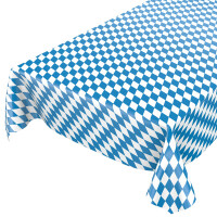 Wachstuch Tischdecke abwaschbare Wachstischdecke Bayerische Raute Oktoberfest Tischdecke 100x140cm