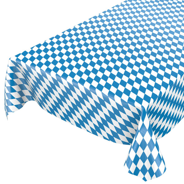 Wachstuch Tischdecke abwaschbare Wachstischdecke Bayerische Raute Oktoberfest Tischdecke 180x140cm