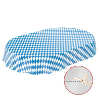 Wachstuch Tischdecke abwaschbare Wachstischdecke Bayerische Raute Oktoberfest Tischdecke Oval 180x140cm