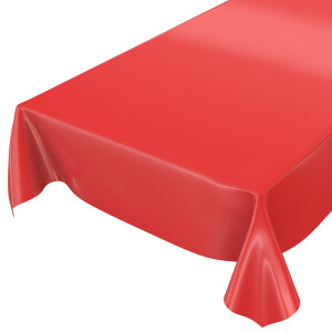 Uni Rot Einfarbig 140x140cm Wachstuch Tischdecke