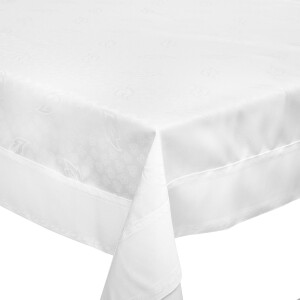 Große Tischdecke mit Saum Polyester leichte...