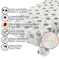 Wachstuch Tischdecke abwaschbar pflegeleicht Wachstischdecke Pusteblume Beige