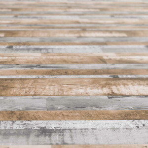 Tischdecke Wachstuch Holz Industrie Brett Industry Mehrfarbig 140x220 cm mit Saum pflegeleicht