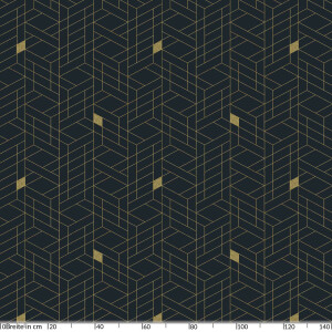 Wachstischdecke Wachstuch Tischdecke abwaschbar Gartentischdecke Geometrie Nordic Style Schwarz