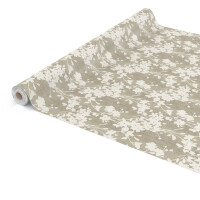 Wachstuch Tischdecke abwaschbar Wachstischdecke Gartentischdecke Floral Beige