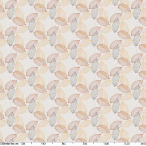 Wachstuchtischdecke Tischdecke abwaschbar Gartentischdecke Laub Blätter Beige 100x140cm