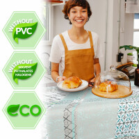 Alice PVC frei abwaschbare Tischdecke Wachstuch