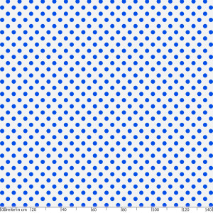 Punkte Tupfen Blau 120x140cm Wachstuch Tischdecke
