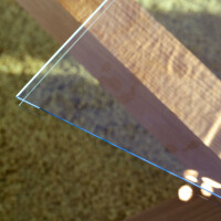 Tischfolie 2mm rund transparent Tischschutzfolie gerade Kante