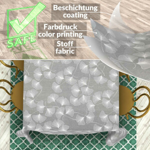 Tischdecke abwaschbar Stofftischdecke Tischäsche Tafeldecke Tischtuch Baumwolle Polyester Pusteblume