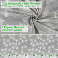 Tischdecke abwaschbar Stofftischdecke Tischäsche Tafeldecke Tischtuch Baumwolle Polyester Pusteblume