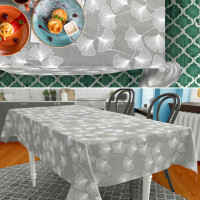 Tischdecke Stoff Tischwäsche Textil abwaschbar Tischtuch Baumwolle Polyester Pusteblume Outdoor Tischdecke