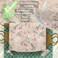 Tischdecke abwaschbar Stofftischdecke Tischäsche Tafeldecke Tischtuch Baumwolle Polyester Kalibri