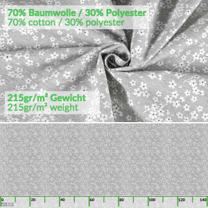 Tischdecke Stoff Tischwäsche Textil abwaschbar Tischtuch Baumwolle Polyester Violen Grau Outdoor Tischdecke
