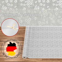 Tischdecke abwaschbar Stofftischdecke Tischäsche Tafeldecke Tischtuch Baumwolle Polyester Violen Grau