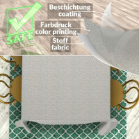 Tischdecke abwaschbar Stofftischdecke Tischäsche Tafeldecke Tischtuch Baumwolle Polyester Stern