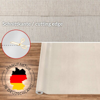 Tischdecke abwaschbar Stofftischdecke Tischäsche Tafeldecke Tischtuch Baumwolle Polyester Beige Grau