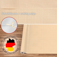 Tischdecke abwaschbar Stofftischdecke Tischäsche Tafeldecke Tischtuch Baumwolle Polyester Beige