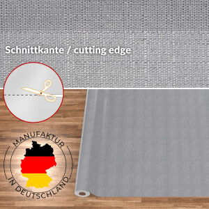 Tischdecke abwaschbar Stofftischdecke Tischäsche Tafeldecke Tischtuch Baumwolle Polyester Dunkelgrau