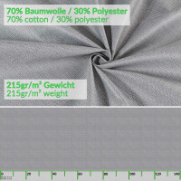 Tischdecke Stoff Tischwäsche Textil abwaschbar Tischtuch Baumwolle Polyester Dunkelgrau 160x120cm Outdoor Tischdecke